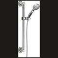 Delta Universal Showering Components ActivTouch 9-Setting Hand Shower W/ Traditional Slide Bar / Grab Bar 51900